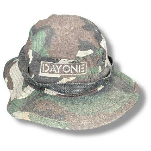 Propper Boonie Hat Sz 7 1/4 US Military Bucket Day One Desert Camo Chin Strap - Picture 3 of 13